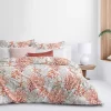 6ix Tailors Fine Linens Reef Coral California King Duvet Cover & 2 Shams Set 1 6ix Tailors Fine Linens Reef Coral California King Duvet Cover & 2 Shams Set -Linens Shop Belk 10