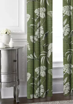 6ix Tailors Fine Linens Tropez Green Pinch Pleat Drapery Panel Pair (40" W x 96" L) 20 6ix Tailors Fine Linens Tropez Green Pinch Pleat Drapery Panel Pair (40" W x 96" L) -Linens Shop Belk 1008