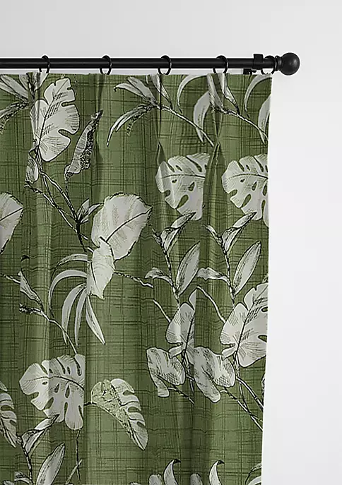 6ix Tailors Fine Linens Tropez Green Pinch Pleat Drapery Panel Pair (40" W x 96" L) 12 6ix Tailors Fine Linens Tropez Green Pinch Pleat Drapery Panel Pair (40" W x 96" L) - Image 10