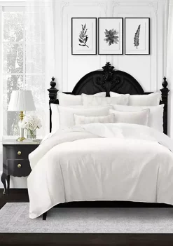 6ix Tailors Fine Linens Metallic Threads Zinc King Comforter & 2 Shams Set