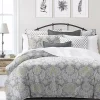 6ix Tailors Fine Linens Osha Barley/Gray California King Coverlet & 2 Shams Set -Linens Shop Belk 1104