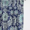 6ix Tailors Fine Linens Osha Blue/Aqua Pinch Pleat Drapery Panel Pair (40" W x 120" L) -Linens Shop Belk 1221