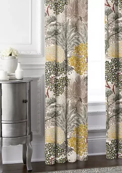 6ix Tailors Fine Linens Marikka Natural Pinch Pleat Drapery Panel Pair (20" W x 96" L) -Linens Shop Belk 1246