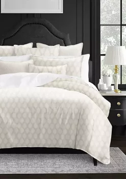 6ix Tailors Fine Linens Desdemona Vanilla Full/Double Duvet Cover & 2 Shams Set 14 6ix Tailors Fine Linens Desdemona Vanilla Full/Double Duvet Cover & 2 Shams Set -Linens Shop Belk 1261