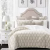6ix Tailors Fine Linens Isabella Natural King Comforter & 2 Shams Set -Linens Shop Belk 1292