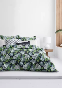 6ix Tailors Fine Linens Midnight Garden Navy King Duvet Cover & 2 Shams Set