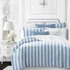 6ix Tailors Fine Linens Denim Stripes Blue Queen Comforter & 2 Shams Set 1 6ix Tailors Fine Linens Denim Stripes Blue Queen Comforter & 2 Shams Set -Linens Shop Belk 134
