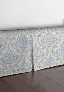 6ix Tailors Fine Linens Adira Taupe King Bed Skirt 15" drop 8 6ix Tailors Fine Linens Adira Taupe King Bed Skirt 15" drop -Linens Shop Belk 1358