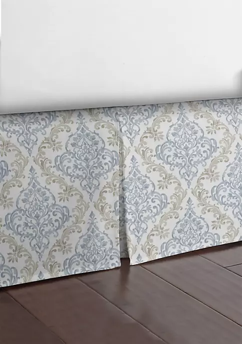 6ix Tailors Fine Linens Adira Taupe King Bed Skirt 15" drop 5 6ix Tailors Fine Linens Adira Taupe King Bed Skirt 15" drop - Image 3