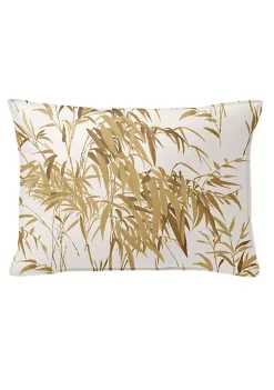 6ix Tailors Fine Linens Bamboo Harvest Gold 14X20" Oblong Decor Pillow (Feather Insert)