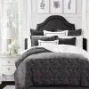 6ix Tailors Fine Linens Langston Onyx King Comforter & 2 Shams Set -Linens Shop Belk 1433