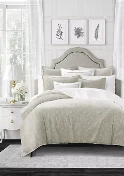 6ix Tailors Fine Linens Mona Linen King Coverlet & 2 Shams Set