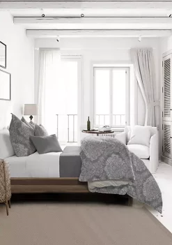 6ix Tailors Fine Linens Ophelia Gray Twin Comforter & 1 Sham Set 10 6ix Tailors Fine Linens Ophelia Gray Twin Comforter & 1 Sham Set -Linens Shop Belk 1493