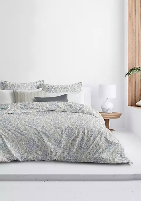 6ix Tailors Fine Linens Adira Taupe Super Queen Duvet Cover & 2 Shams Set 7 6ix Tailors Fine Linens Adira Taupe Super Queen Duvet Cover & 2 Shams Set - Image 5