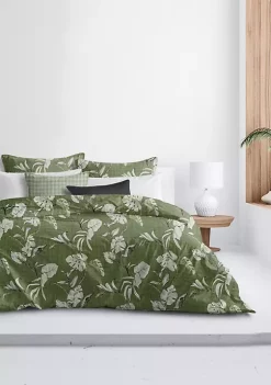 6ix Tailors Fine Linens Tropez Green California King Duvet Cover & 2 Shams Set -Linens Shop Belk 1520