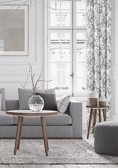 6ix Tailors Fine Linens Lark Taupe Pole Top Drapery Panel Pair (50" W x 108" L) 6 6ix Tailors Fine Linens Lark Taupe Pole Top Drapery Panel Pair (50" W x 108" L) - Image 4