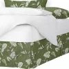 6ix Tailors Fine Linens Tropez Green Full/Double Bed Skirt 15" drop 2 6ix Tailors Fine Linens Tropez Green Full/Double Bed Skirt 15" drop -Linens Shop Belk 1637