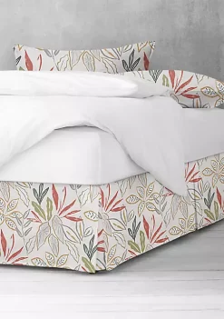 6ix Tailors Fine Linens Fall Foliage Beige Queen Bed Skirt 18" drop 11 6ix Tailors Fine Linens Fall Foliage Beige Queen Bed Skirt 18" drop -Linens Shop Belk 1643