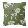 6ix Tailors Fine Linens Tropez Green 20" SQ Decor Pillow (Feather Insert) -Linens Shop Belk 1653