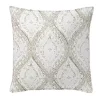 6ix Tailors Fine Linens Cressida Linen 24" SQ Decor Pillow (Feather Insert) -Linens Shop Belk 1656