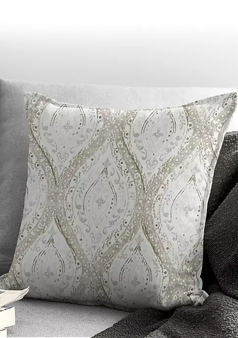 6ix Tailors Fine Linens Cressida Linen 24" SQ Decor Pillow (Feather Insert) 4 6ix Tailors Fine Linens Cressida Linen 24" SQ Decor Pillow (Feather Insert) - Image 2