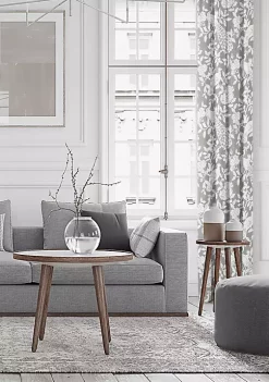 6ix Tailors Fine Linens Lark Taupe Pinch Pleat Drapery Panel Pair (20" W x 132" L) -Linens Shop Belk 1706