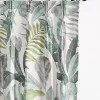 6ix Tailors Fine Linens Palm Bay Seafoam Pinch Pleat Drapery Panel Pair (20" W x 84" L) -Linens Shop Belk 1719