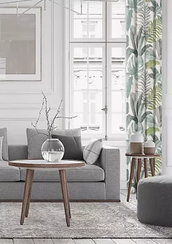 6ix Tailors Fine Linens Palm Bay Seafoam Pinch Pleat Drapery Panel Pair (20" W x 84" L) 18 6ix Tailors Fine Linens Palm Bay Seafoam Pinch Pleat Drapery Panel Pair (20" W x 84" L) -Linens Shop Belk 1722