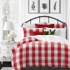 6ix Tailors Fine Linens Basic Check Red King Comforter & 2 Shams Set 1 6ix Tailors Fine Linens Basic Check Red King Comforter & 2 Shams Set -Linens Shop Belk 1740