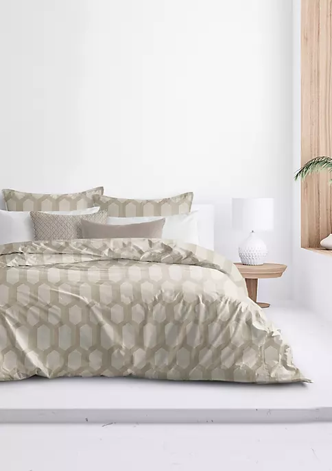 6ix Tailors Fine Linens Isabella Natural California King Duvet Cover & 2 Shams Set 7 6ix Tailors Fine Linens Isabella Natural California King Duvet Cover & 2 Shams Set - Image 5