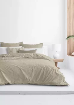 6ix Tailors Fine Linens Sheena Linen Twin Duvet Cover & 1 Sham Set -Linens Shop Belk 1798