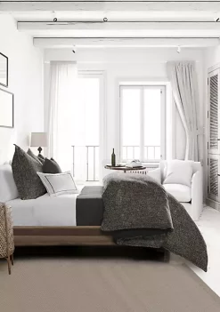 6ix Tailors Fine Linens Thayer Umber King Duvet Cover & 2 Shams Set 9 6ix Tailors Fine Linens Thayer Umber King Duvet Cover & 2 Shams Set -Linens Shop Belk 1810