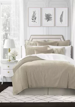 6ix Tailors Fine Linens Sheena Linen Full/Double Comforter & 2 Shams Set