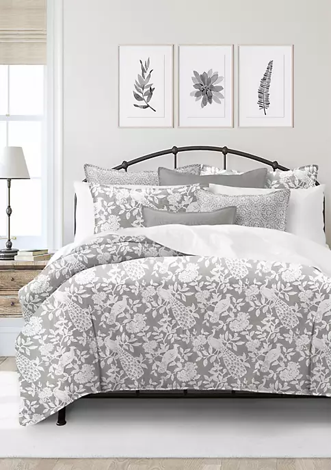 6ix Tailors Fine Linens Lark Taupe California King Duvet Cover & 2 Shams Set 4 6ix Tailors Fine Linens Lark Taupe California King Duvet Cover & 2 Shams Set - Image 2