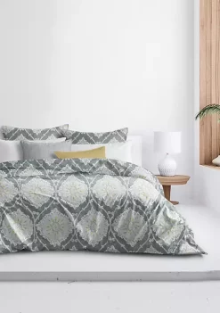6ix Tailors Fine Linens Bellamy Gray Twin Duvet Cover & 1 Sham Set 15 6ix Tailors Fine Linens Bellamy Gray Twin Duvet Cover & 1 Sham Set -Linens Shop Belk 1881