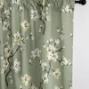 6ix Tailors Fine Linens Sakura Green Pole Top Drapery Panel Pair (50" W x 108" L) -Linens Shop Belk 1904