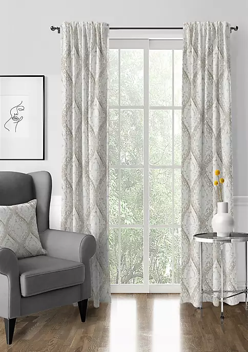 6ix Tailors Fine Linens Cressida Linen Pole Top Drapery Panel Pair (50" W x 120" L) 4 6ix Tailors Fine Linens Cressida Linen Pole Top Drapery Panel Pair (50" W x 120" L) - Image 2