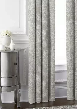 6ix Tailors Fine Linens Ophelia Stone Pole Top Drapery Panel Pair (50" W x 132" L) 14 6ix Tailors Fine Linens Ophelia Stone Pole Top Drapery Panel Pair (50" W x 132" L) -Linens Shop Belk 1943