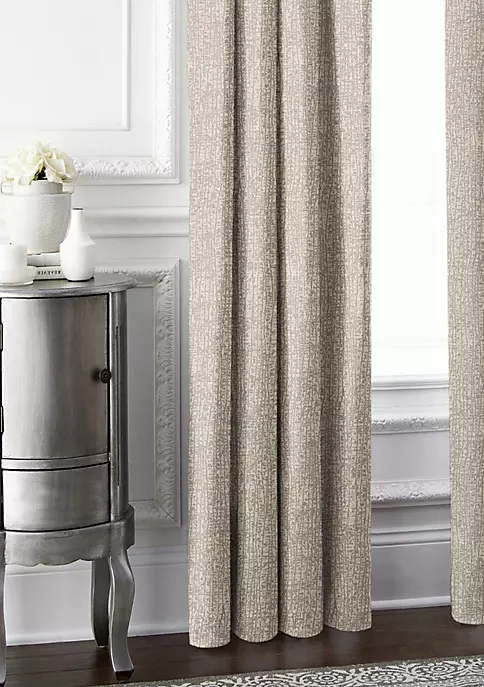 6ix Tailors Fine Linens Stonewall Wheat Pole Top Drapery Panel Pair (50" W x 84" L) 5 6ix Tailors Fine Linens Stonewall Wheat Pole Top Drapery Panel Pair (50" W x 84" L) - Image 3