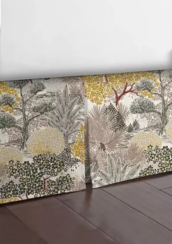 6ix Tailors Fine Linens Marikka Natural King Bed Skirt 15" drop -Linens Shop Belk 2025