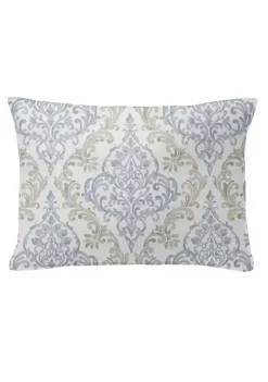 Linens Shop 30 6ix Tailors Fine Linens Adira Taupe 14X20" Oblong Decor Pillow (Feather Insert)