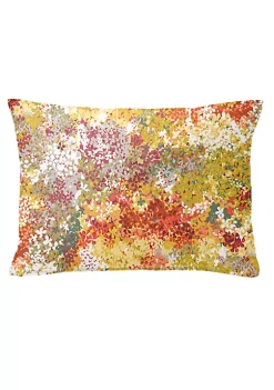 6ix Tailors Fine Linens Lantana Orange 14X20" Oblong Decor Pillow (Feather Insert)