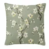 6ix Tailors Fine Linens Sakura Green 20" SQ Decor Pillow (Feather Insert) -Linens Shop Belk 2072