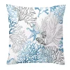 6ix Tailors Fine Linens Reef Blue 20" SQ Decor Pillow (Feather Insert) -Linens Shop Belk 2084