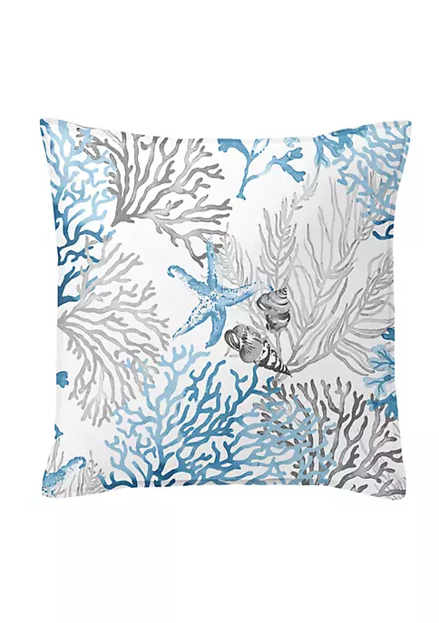 6ix Tailors Fine Linens Reef Blue 20" SQ Decor Pillow (Feather Insert) 3 6ix Tailors Fine Linens Reef Blue 20" SQ Decor Pillow (Feather Insert)