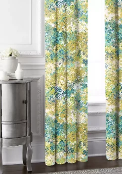 6ix Tailors Fine Linens Lantana Blue Pinch Pleat Drapery Panel Pair (40" W x 84" L) -Linens Shop Belk 2092