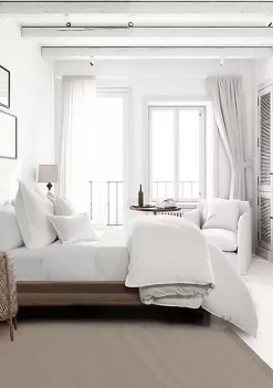 6ix Tailors Fine Linens Marlene Alabaster Full/Double Coverlet & 2 Shams Set -Linens Shop Belk 2127