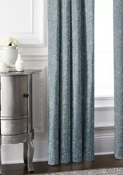 6ix Tailors Fine Linens Rivington Marine Pinch Pleat Drapery Panel Pair (20" W x 108" L) -Linens Shop Belk 2137
