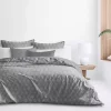 6ix Tailors Fine Linens Desdemona Platinum King Duvet Cover & 2 Shams Set -Linens Shop Belk 2144