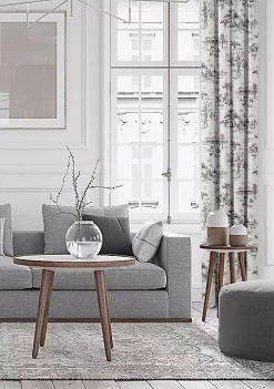 6ix Tailors Fine Linens Auclair Gray Pole Top Drapery Panel Pair (50" W x 96" L) 13 6ix Tailors Fine Linens Auclair Gray Pole Top Drapery Panel Pair (50" W x 96" L) -Linens Shop Belk 2186